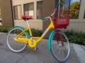 Google bicycle in Googleplex headquarters main office