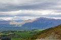 Mountain view in the vicinity of Queenstown. South Island Royalty Free Stock Photo