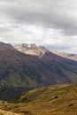 Mountain view in the vicinity of Queenstown. South Island, New Zealand Royalty Free Stock Photo