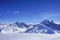 Mountain views in Chamonix