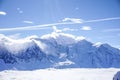 Mountain views in Chamonix Mont Blanc