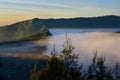 Mount Bromo, is an active volcano and part of the Tengger massif, in East Java, Indonesia Royalty Free Stock Photo