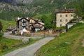 Mountain village of Cheneil, Aosta Valley, Italy