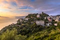 Mountain Village Corsica Royalty Free Stock Photo