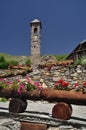 Mountain village of Ferrere Argentera, Valle Stura, Cuneo Royalty Free Stock Photo