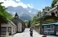 Mountain village Gavarnie in the Pyrenees