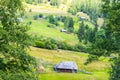 Mountain village in Carpathians Royalty Free Stock Photo