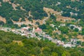 Mountain village at Lasithi plateau at Greek island Crete Royalty Free Stock Photo