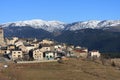 Mountain village of Les Angles in Pyrenees Orientales, France Royalty Free Stock Photo