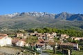 Mountain village in the middle of Corsica Royalty Free Stock Photo