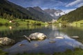 Mountain village of Muehlwald in South Tyrol, Ital Royalty Free Stock Photo