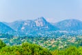 A mountain village near Saint Paul de Vence village in France Royalty Free Stock Photo