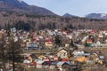 Mountain village near Sinaia Romania