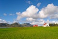 Mountain village in northern Norway