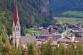 Mountain village in Otztal, Tirol, Austria Royalty Free Stock Photo
