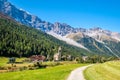 The mountain village of Sulden Vinschgau Valley, South Tyrol, Italy