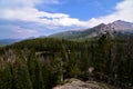 Mountain vista within RMNP near Estes Park Royalty Free Stock Photo