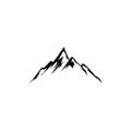 Mountain, Volcano, Summit, Peak Icon Vector Royalty Free Stock Photo