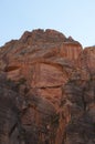 Mountain Wall with Blue Sky Royalty Free Stock Photo