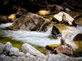 Mountain water stream in Bansko Royalty Free Stock Photo