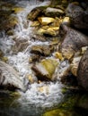 Mountain water stream in Bansko Royalty Free Stock Photo