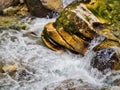 Mountain water stream in Bansko Royalty Free Stock Photo
