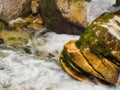 Mountain water stream in Bansko Royalty Free Stock Photo