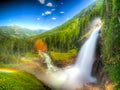 Mountain Waterfall (Fantasy retouched)