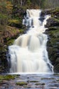 Mountain waterfall. fast stream water Royalty Free Stock Photo