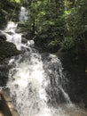 Mountain waterfall