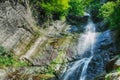 Mountain waterfall landscape Royalty Free Stock Photo