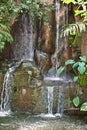 Mountain waterfall in malaysia. Langkawi. Royalty Free Stock Photo