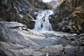 Mountain waterfall on the river Vucjanka in Serbia