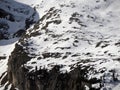 mountain winter dolomites snow panorama val badia valley