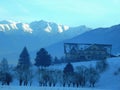 mountain and winter Romania