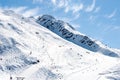 Mountain winter view (Chamonix, France)