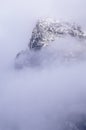 Mountain in Winter, Yosemite National Park, California Royalty Free Stock Photo
