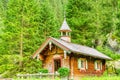 Mountain wooden chapel, Zillertal, Austria Royalty Free Stock Photo