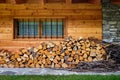 Mountain wooden house Italy