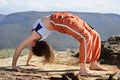 Mountain yoga 3 Royalty Free Stock Photo