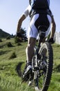 Mountainbike uphill