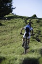 Mountainbike uphill