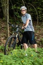 Mountainbiker Royalty Free Stock Photo