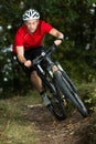 Mountainbiker Royalty Free Stock Photo