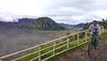 Mountainbiking to the top of Mountain Bromo