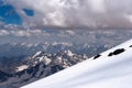 Mountaineering in the Caucasus mountain region Royalty Free Stock Photo