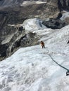 Mountaineering, Everest region Royalty Free Stock Photo