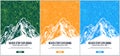 Mountaineering gear background.Travel equipment, accessories, clothes