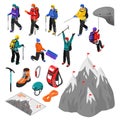 Mountaineering Isometric Set