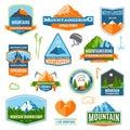 Mountaineering Labels And logos